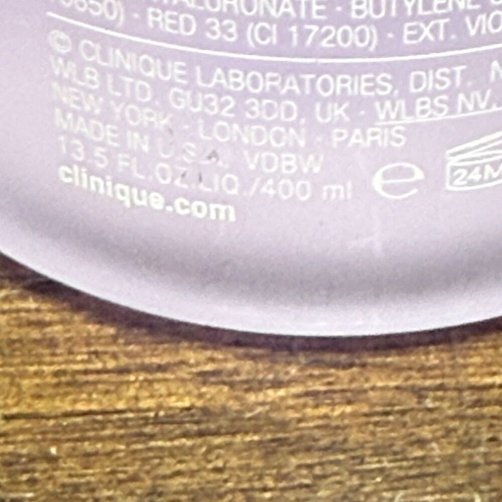 Clinique Clarifying Lotion 2 Dry Combination Skin 13.5oz  400ml New - Picture 6 of 7